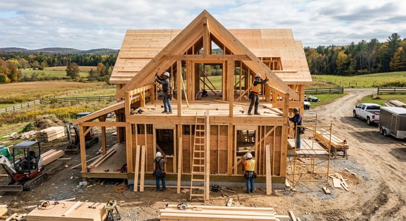 Farmhouse Construction in Marin County, CA